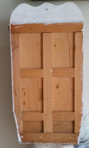 Fachada Artesanal En Madera 26 X 48 Cm (Usado)