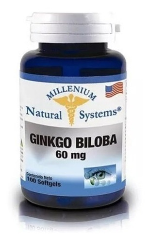 Ginkgo Biloba 60 Mg X100 Capsulas Americano 