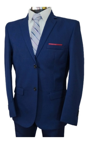 Trajes Slim, Hechura Al Gusto, Color A Elegir, Tallas Xl