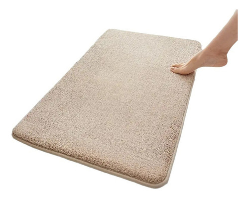 Felpudo De Terciopelo Grueso Para Baño, Antideslizante, Felp
