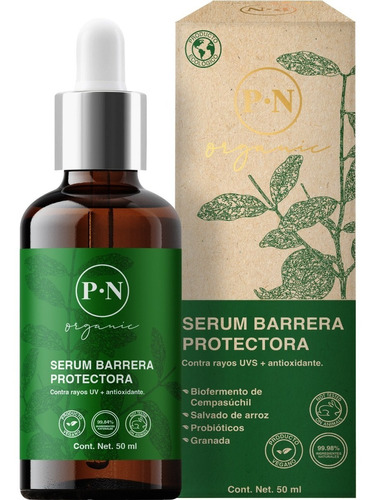 Serum Protección Organic Granada+ Cempasúchil Suero Natural Tipo de piel Todo tipo de piel