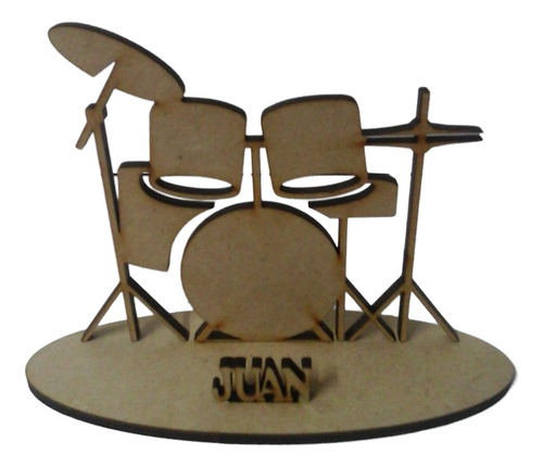 Centros De Mesa Instrumento Musical Con Nombre X12 Unidades