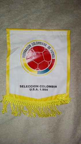 Banderín Antiguo Selección Colombiana De Football