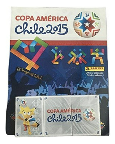 Panini Copa América 2015 Chile Álbum Completo De Adhesivos +