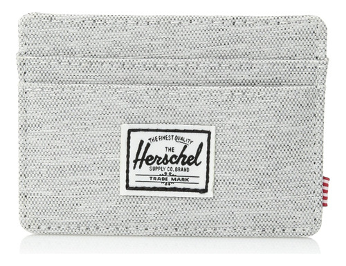 Billetera De Hombre Herschel Charlie Delgado Gris Claro