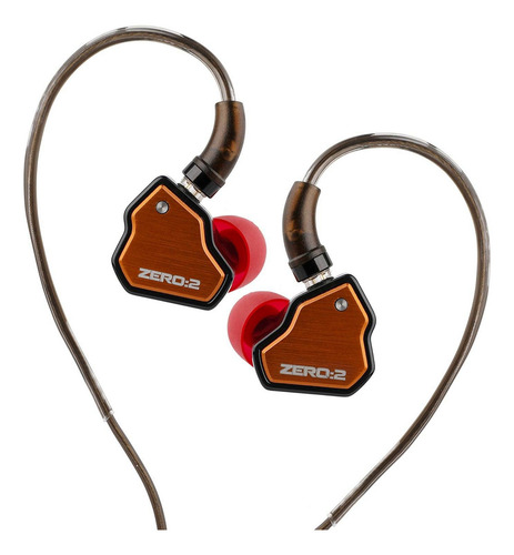Fone de Ouvido Profissional 7Hz Zero 2 Crinacle Cor Laranja