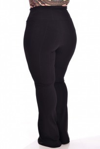 calça bandagem preta plus size