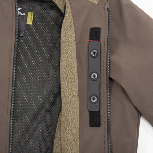 Campera Moto Rs Taichi Octane Hoodie Mustard Invierno