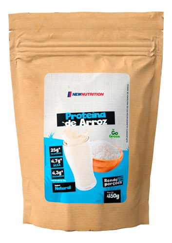 Proteína Do Arroz 450g Natural (rice Protein)