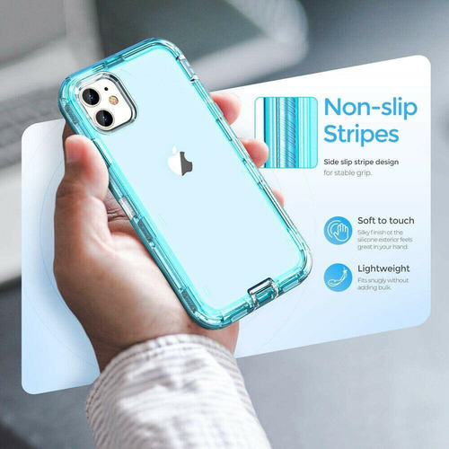 Funda De Protectora Para iPhone Carcasa De Silicona Cristal