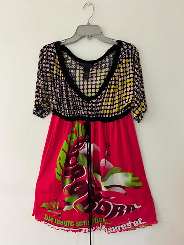 Vestido Corto Marca Custo Barcelona Talla M/l Usado