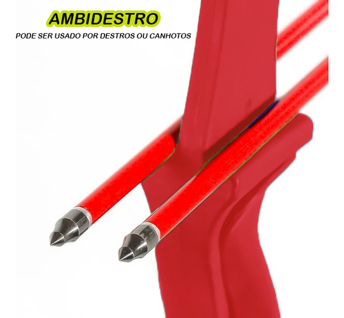 Arco E Flecha Profissional Rd 30 Lbs + Flechas + Alvos X02