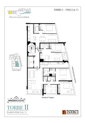 Imagen 26 de 27 de Torre Arenas T4 U715 | Venta Apartamento Monoambiente A Estrenar En Malvín Sur - Rambla - Premium - Full Amenities - Entrega Inmediata!