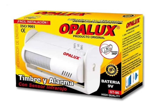 Alarma Y Timbre Opalux St-96 - Sensor De Ingreso De Personas