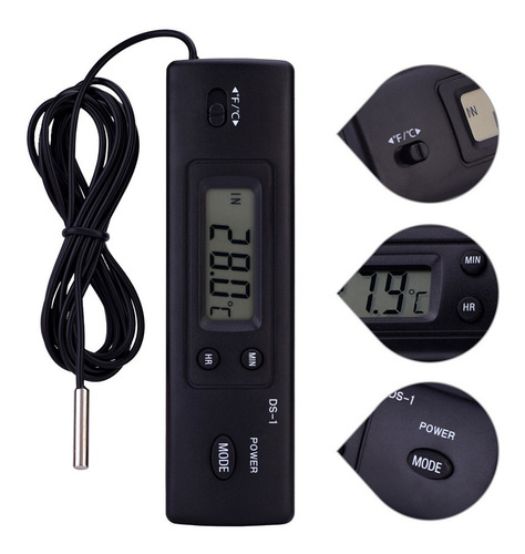 Medidor De Temperatura Digital Electrónico, Sonda, Sensor