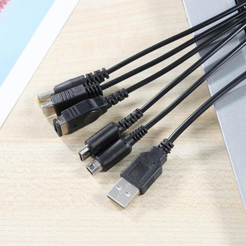 Z Cable De Carga Usb 5 En 1 For U New 3ds Ndsl Gba Sp Dsi