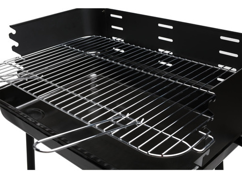 Asador De Carbon Con Parrilla De Altura Ajustable Resistente