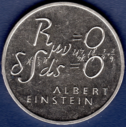 5 Francos 1979 Moneda De Suiza Centenario De Albert Einstein
