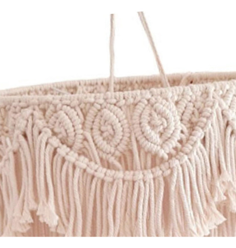 Para Macrame Lamp Shade Art Lámpara Colgante Sombra Para