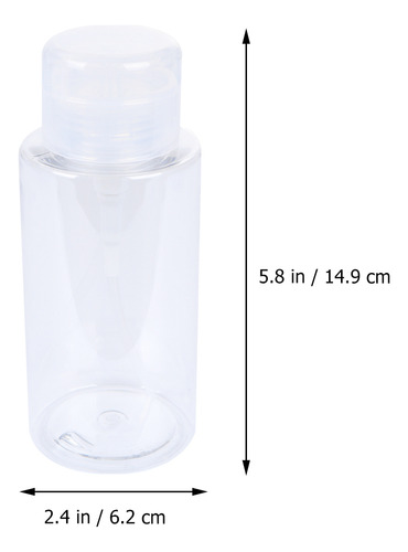 Botella Desmaquillante De Plástico Para Mascotas, 1 Unidad,