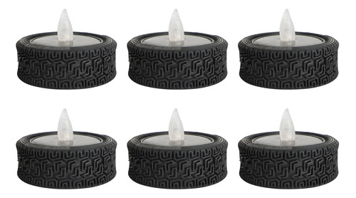 6 Uds Velas Led Luz Nocturna Lámpara De Té Velas De Té