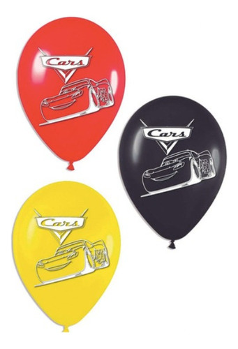 Globos De Cars X20 Unidades