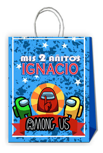 Bolsas Dulces Personalizadas Among Us 10 Unidades #d5