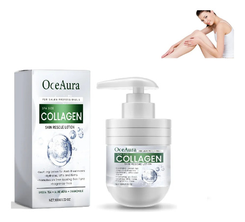 Crema De Colágeno, Loción Corporal E Hidratante Facial
