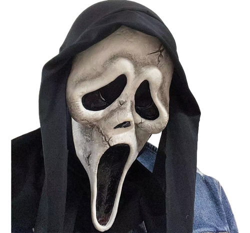 Halloween Esqueleto Grito Fantasma Máscara Horror Disfraz
