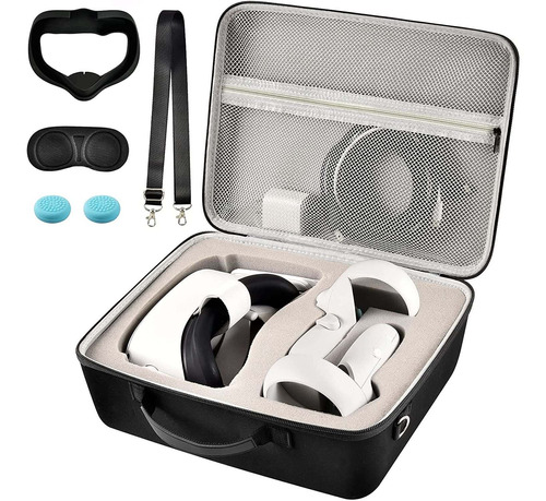 Estuche Rígido Para   Quest 2 All In One Vr Auriculare...