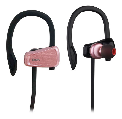 Fone De Ouvido Esportivo Bluetooth Oex Flaunt Fn410 - Rosa Cor da luz Água