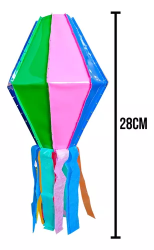 Balão Junino Especial Colorido - 28cm - 10 Unidades