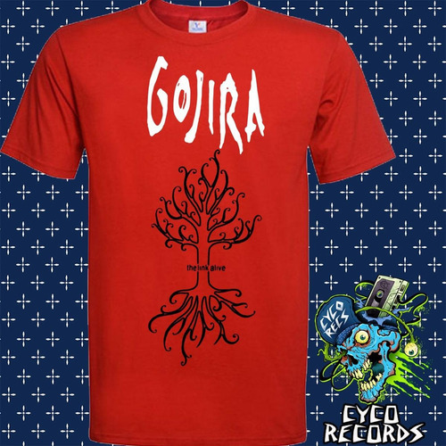 Gojira The Link Alive - Roja - Metal - Polera- Cyco Records