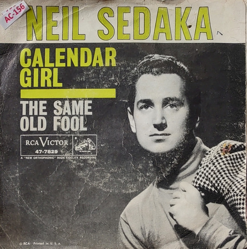 Vinilo Single De Neil Sedaka The Same Old Fool(ac156 