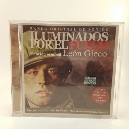 Banda De Sonido  Iluminados Por El Fuego  Leon Gieco Cd - Ex