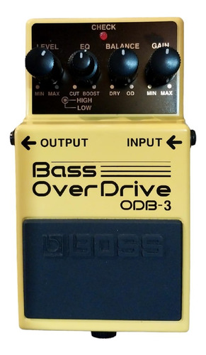 Pedal Boss Bass Overdrive Para Bajo Odb-3