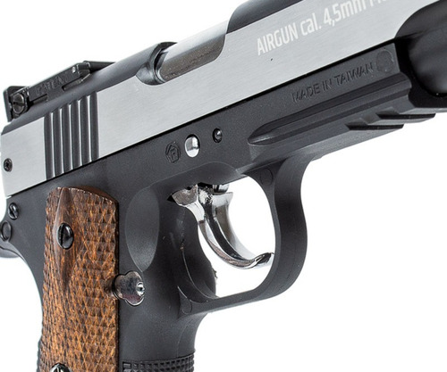 Pistola Co2 1911 4.5mm + 1500 Esferas Aço + 15 Co2 + Óleo