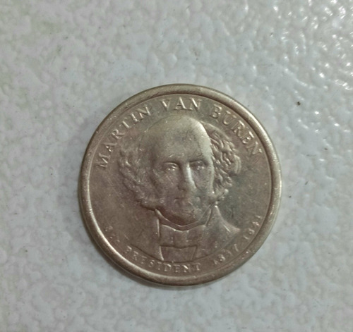 Moneda Martin Van Buren 1 Dolar Americano (Usado)