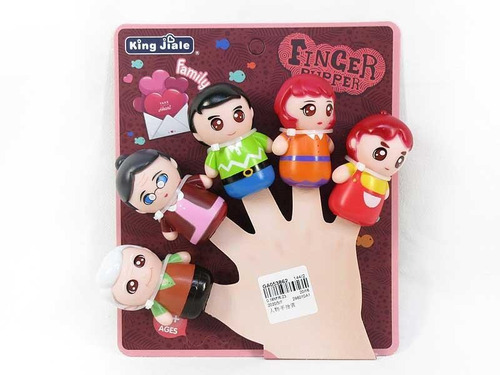 Familia - Color - Marionetas De Dedos Varios Modelos 5 Pieza