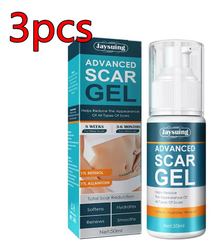 A 3 Peças De Gel Avançado Y Scar Stretch Burns Ch4y