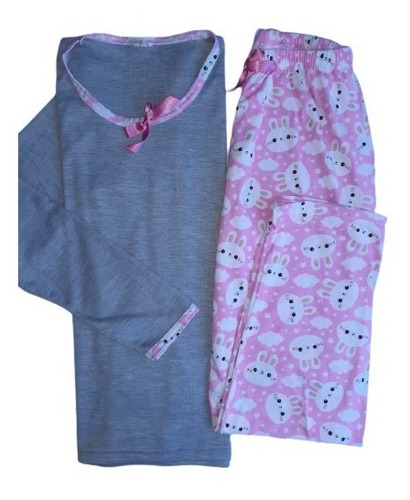 Pijama Pantalón Y Blusa Manga Larga