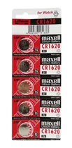 Comprar Pilas Maxell Cr1620 3v Litio Tipo Botón Japonesa Pack 5 Uds.