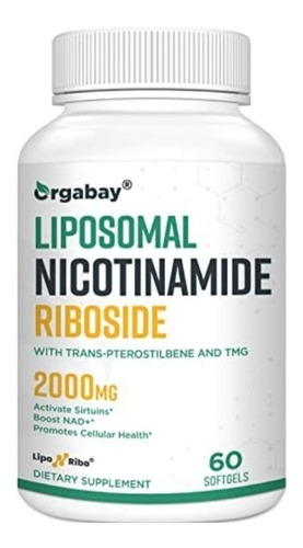 Nicotinamida Ribosida Liposomal 2000 Mg Con Tmg Y Pterostibe