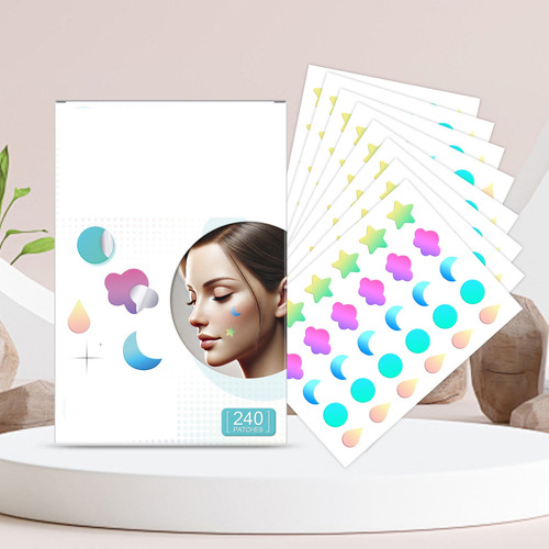 Parche Facial Oculto Multicolor Para Cubrir Las Imperfeccion