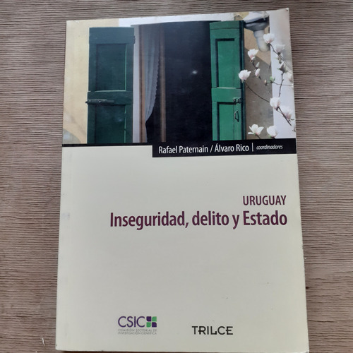 Uruguay: Inseguridad, Delito Y Estado / Paternain-a. Rico