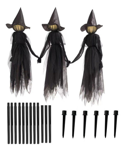 Adorno De Manos De Brujas Gritando, 3 Decoraciones De