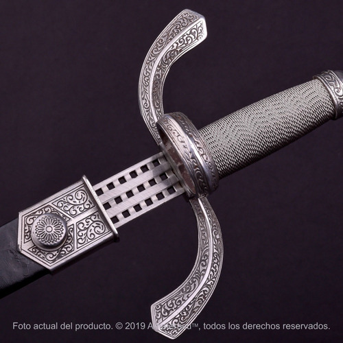 Imagen 5 de 10 de Espada Estoque Daga Ropera Mano Izquierda Florete Cuchillo