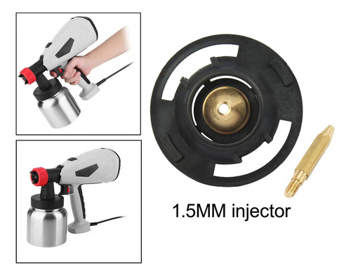 Pulverizador De Pintura 1000ml 580w De Alta Potencia 1,5 Mm