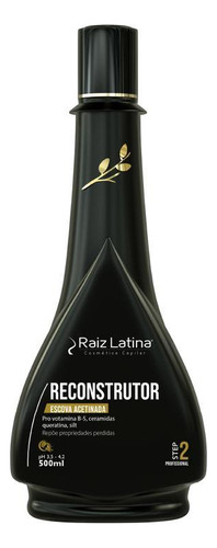 Raiz Latina Escova Acetinada Reconstrutor Step 2 500ml