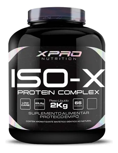 Whey Protein Iso-x Isolada 2kg Baunilha Com 25g De Proteína